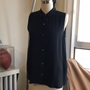 EVERLANE sleeveless silk blouse